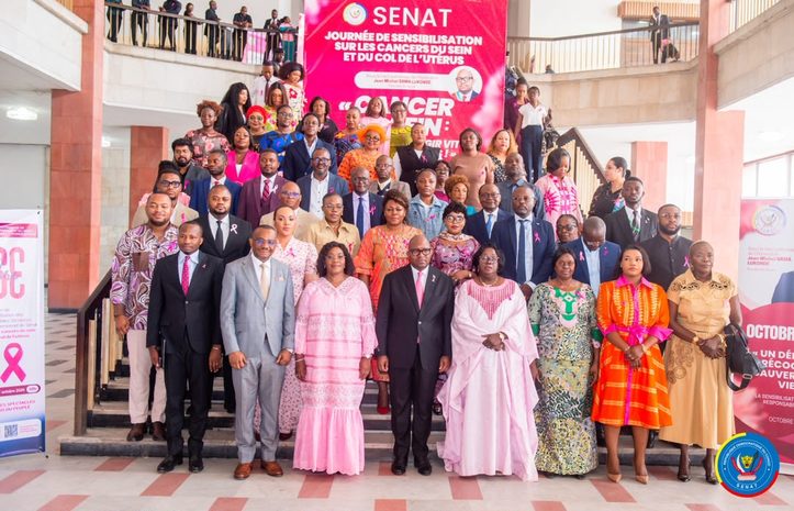  LUTTE CONTRE LES CANCERS DU SEIN ET DU COL DE L&rsquo;UTERUS: LE SENAT DE LA RD CONGO S&rsquo;ENGAGE FERMEMENT